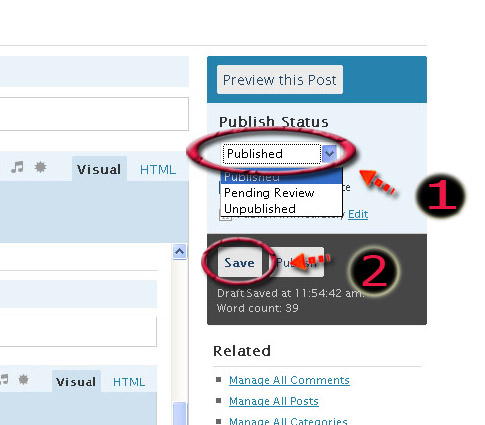 Post In Wordpress Tutorial